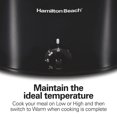 thumbnail image 4 of Hamilton Beach Olla de cocción lenta (robleada), Negro, 10 Quart Capacity, 1, 4 of 5