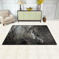 thumbnail image 3 of Coolnut Lightweight Soft Area Rugs 60 x 39 inch (5'x 3'3"), Wolf Standing On The Rock Floor Mat for Kids Playing Room Hardwood Floor Living Room Nursery Rugs, 3 of 6