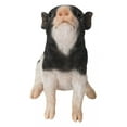 thumbnail image 1 of Figurine Hi-Line Gift Ltd con forma de cerdo sentado, negro y blanco, 1 of 6
