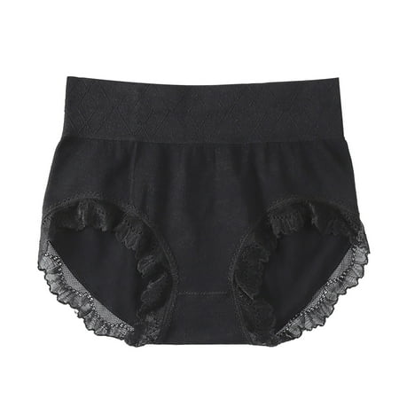 Icvfdpl Underwear For Women Cotton Bikini Hipster Panty Stretch Full Soft Breathable Women S Panties Black One Size