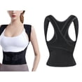 thumbnail image 1 of XL Adjustable Back Posture Corrector Lumbar Back Support Belt Shoulder Brace, 1 of 5