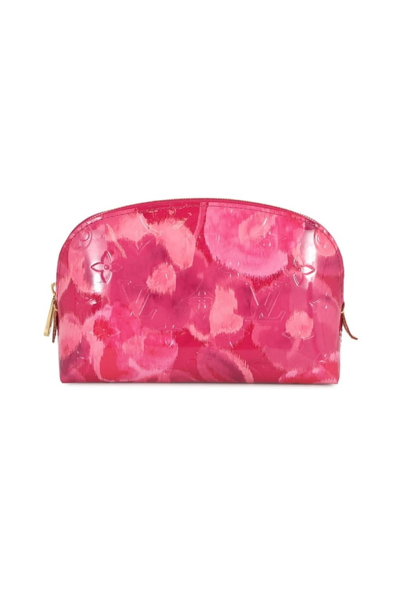Pre-Owned Louis Vuitton handbag pouch Monogram Vernis Ikat Flower Pochette Tick M90045 LOUIS...