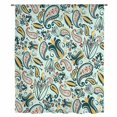 thumbnail image 2 of Boho Sage Green Floral Sheer Curtains 84" Long, Farmhouse Botanical Vintage Paisley Flower Light Filering Curtains, Breathable Simi Curtain Privacy Drapes for Living Room Bedroom Window Treatment, 2 of 9