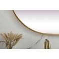 thumbnail image 7 of Elegant Decor Metal Frame Oval Mirror 24x60 Inch in Black, 7 of 7