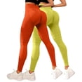thumbnail image 2 of Breezora Womens High Waist Yoga Pants Thick Workout Running Leggings Tummy Control 2 Pack, 2 of 5