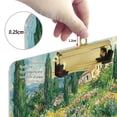thumbnail image 6 of FORMRS Acrylic Clipboard with Low Profile Clip Standard A4 Letter Size, 12.5" x 9", Art Garden Scene, 6 of 8