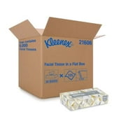 Facial Tissue in Flat Designer Box 2-ply by Kleenex - 1 Case of 48