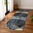 thumbnail image 6 of Addison Rugs Mayfield Premium Machine Washable Transitional Floral Navy Runner Rug, 2'3" x 7'6", 6 of 6