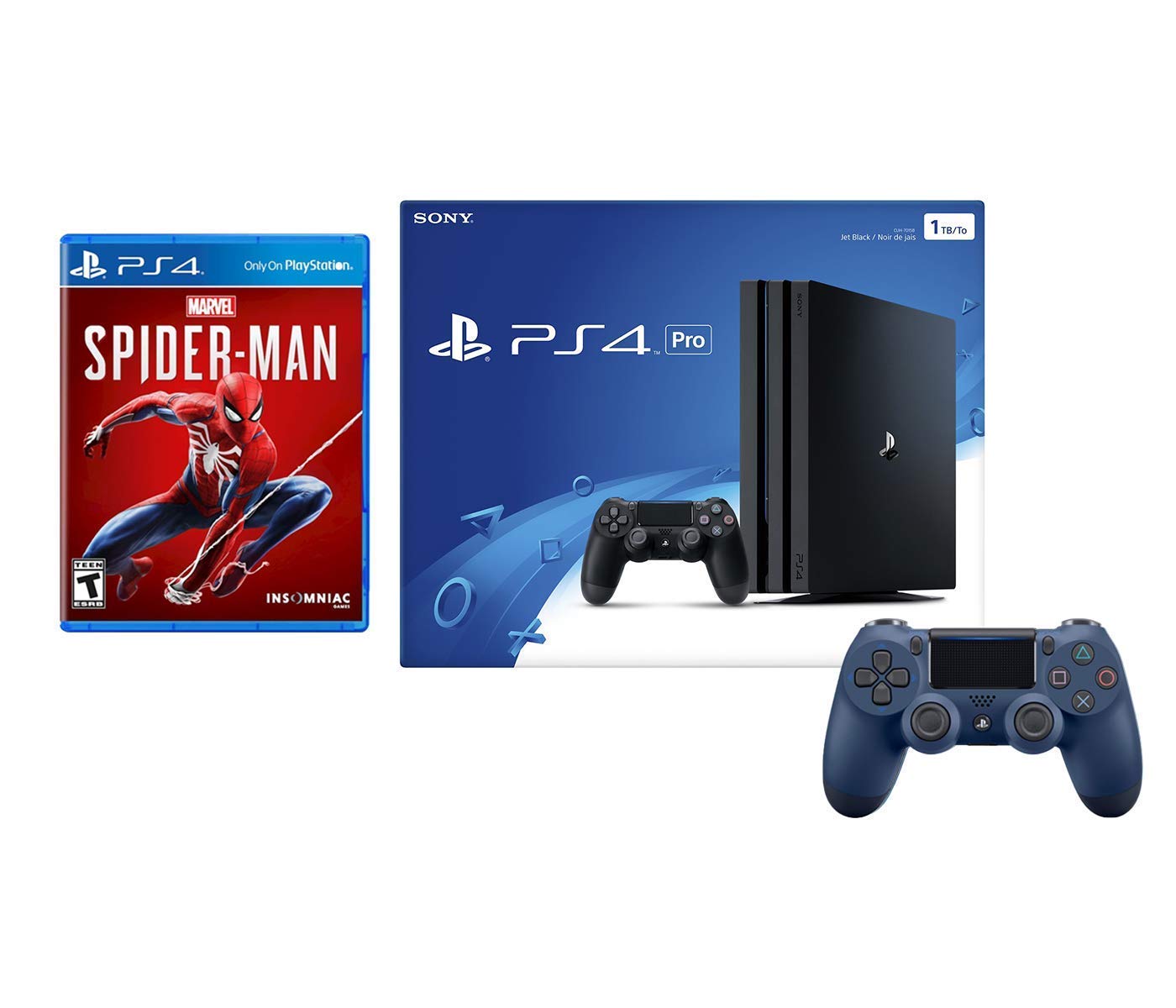 midnight blue ps4 controller walmart