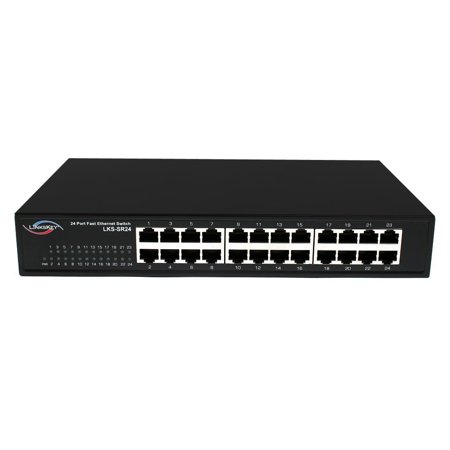 UPC 891049002366 product image for LinksKey LKS-SR24 24-port 10/100 Desktop Rackmountable Switch w/ Metal Case | upcitemdb.com