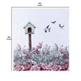 thumbnail image 5 of Benjara BM230993 Prague Embroidered Birds Microfiber Throw Blanket with Digital Printing, White, 5 of 5