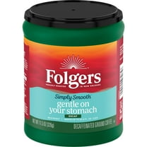 Folgers Simply Smooth Decaf Ground Coffee, 11.5 oz Canister