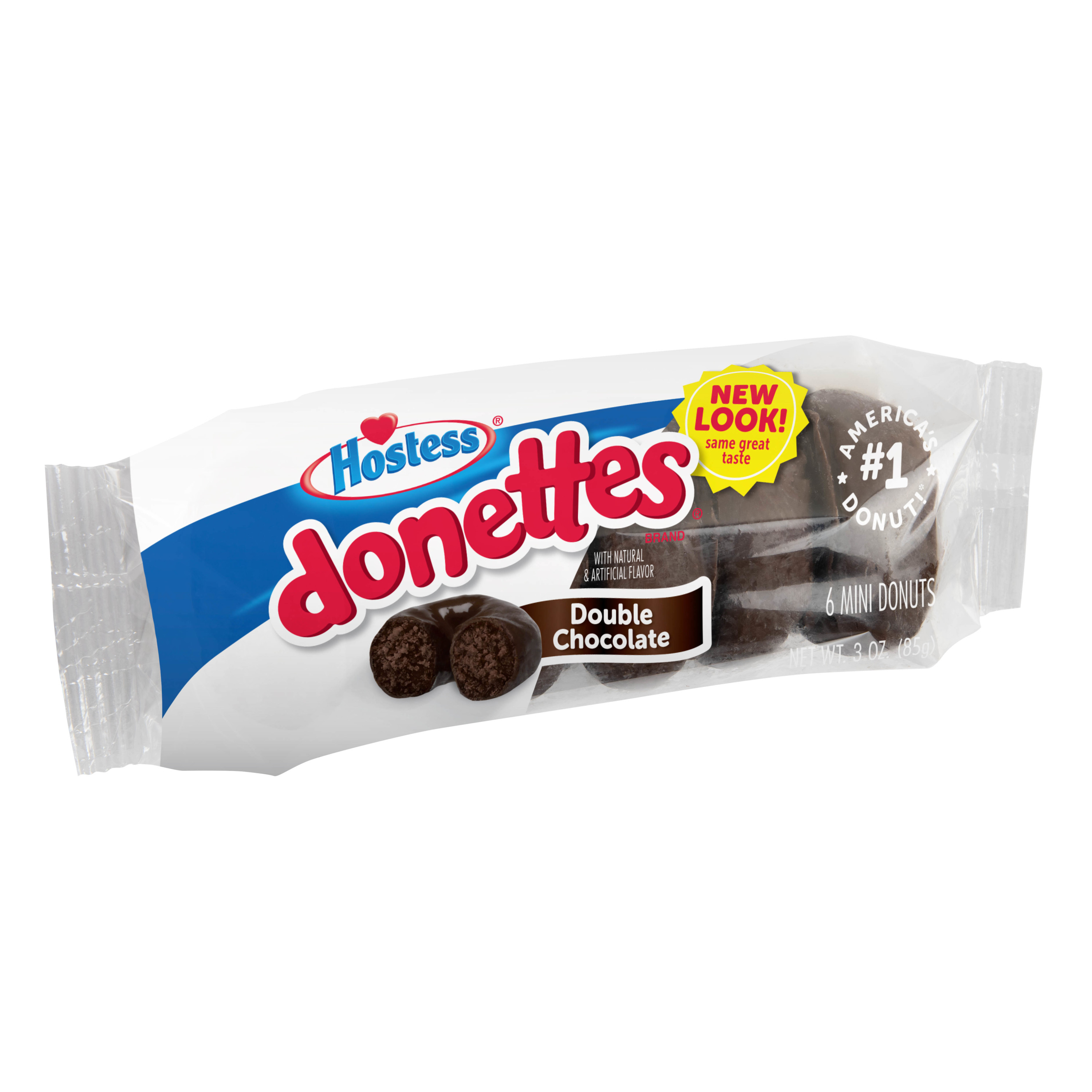 Hostess Double Chocolate Mini Donuts, 3 oz, 6 ct