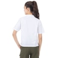 thumbnail image 3 of Playera Ancha Básica Para Mujer Quarry Color Blanco, 3 of 4