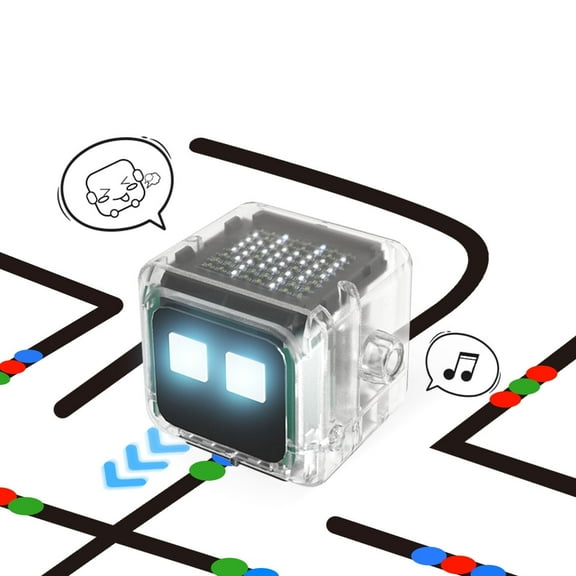 Kahopy Interactive Coding Robot , Rechargeable Smart Robots for kids , Interactive STEM Robot Toys ,Includes Color Markers, Charging Cable, color-coded stickers