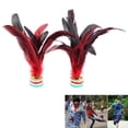 thumbnail image 2 of 2PCS China Jianzi Colorful Fancy Feather Shuttlecock for Fitness Entertainment One Size, 2 of 6