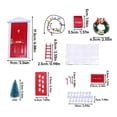 thumbnail image 3 of Mini Set de Decoración Navideña Ganfancp 11 Modelos Rojo para Casa de Muñecas, 3 of 7