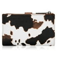 thumbnail image 7 of Wrangler Wallets for Women Slim Bifold Credit Card Holder, Cow Print-Brown, 7 of 7