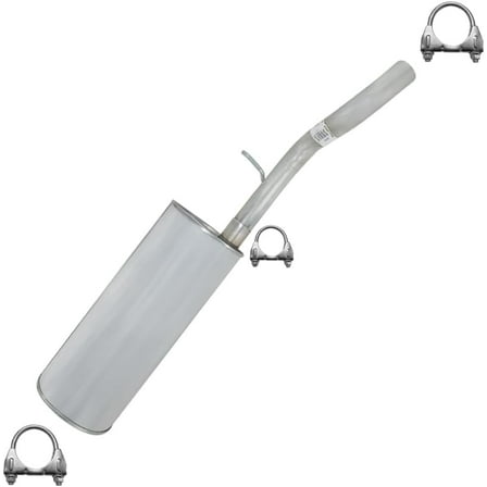 Stainless Steel Muffler & Extension Pipe Exhaust System Fits 2002–2005 Mercury Mountaineer & Ford Explorer 4.0L/4.6L - Direct Fit