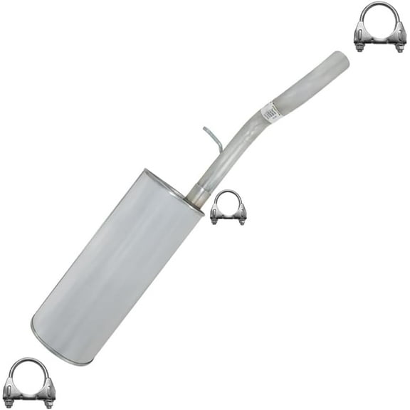 Stainless Steel Muffler & Extension Pipe Exhaust System Fits 2002–2005 Mercury Mountaineer & Ford Explorer 4.0L/4.6L - Direct Fit