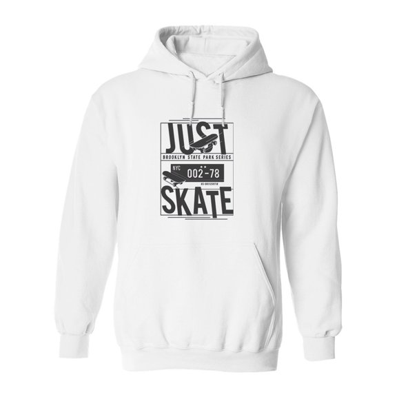 Just Skate. Hoodie Men -Image by Shutterstock, Male x-Large
