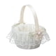 thumbnail image 2 of Cesta de Boda Cesta de Niña de Flores Hermosa Cesta de Flores Pequeña Portátil Pajarita de para Ocasiones Especiales Cumpleaños Mar, 2 of 8