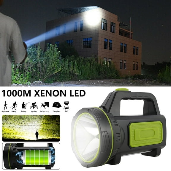 Keyohome Rechargeable Spotlight Super Bright Handheld LED Flashlight Multifunctional Camping Lantern Flashlight Searchlight Waterproof
