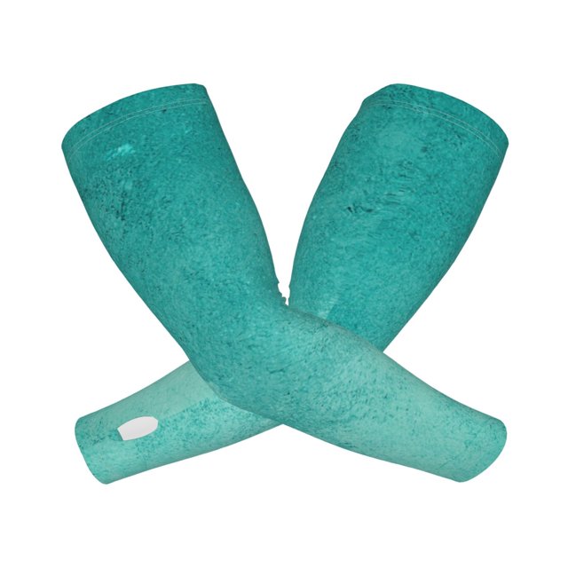 Balery Teal Turquoise1 Mangas Refrescantes para Brazos para Hombre y Mujer – Transpirables y Absorbentes de Humedad para Mujeres, Hombres y Niños