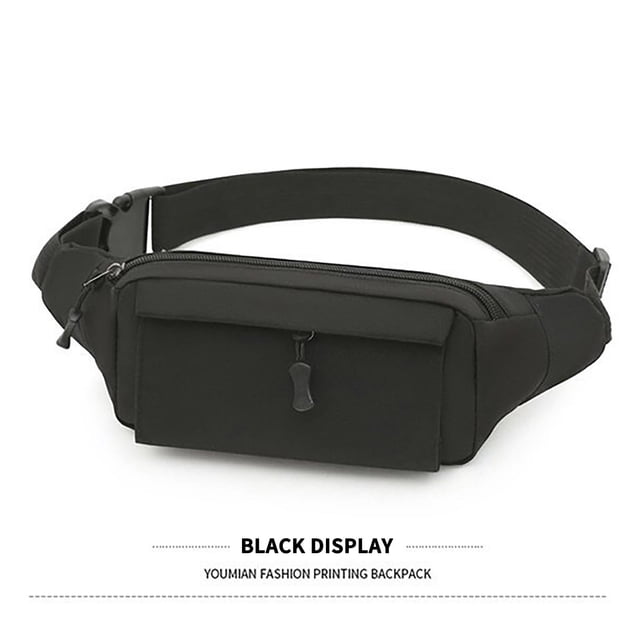 Fashion Waist Bag Men's And Women's Casual Large Capacity Messenger Bag Men's Mobile Phone Waist Bag