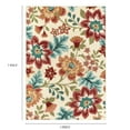 thumbnail image 4 of Mainstays Farmhouse Oversized Floral Cream Multicolor Indoor Area Rug, 5' x 7', 4 of 8