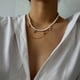 thumbnail image 1 of Fiudx Collar Bohemio, Perlas Artesanales, Joyería de Metal Ecológico, Accesorio para Bodas, Regalo para Mujeres y Niñas, Incluye Sin Collar., 1 of 7