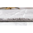 thumbnail image 3 of Marilyn Monroe Geometric Modern Area Rug, Gray, 4" x 6", 3 of 8