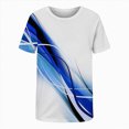 thumbnail image 3 of kpoplk Men's Funny Graphic T-Shirt Relaxed Fit Short Sleeve Casual Summer Tee Cool Novelty Print Soft Cotton Crew Neck Tops for Men Size XL,Blue, 3 of 5