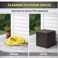 thumbnail image 5 of Real Hose Storage Outdoor Garden Hose Storage Holder, Decorative Garden Hose Storage Box, Storage for Garden Tools, Garden Hose, Lawn and Garden Products, 200ft Hose Capacity, 5 of 8