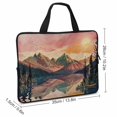 thumbnail image 2 of Werpe Sunset Diving Fabric Neoprene Laptop Bag Cover | Scratch-Resistant Tablet Sleeve with Waterproof Exterior | Lightweight and Portable Notebook Case 13inch, 2 of 5