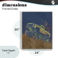 thumbnail image 3 of My Jam Truck Adventure Gray Framed Giclee Art, design by Kim Allen, 3 of 9