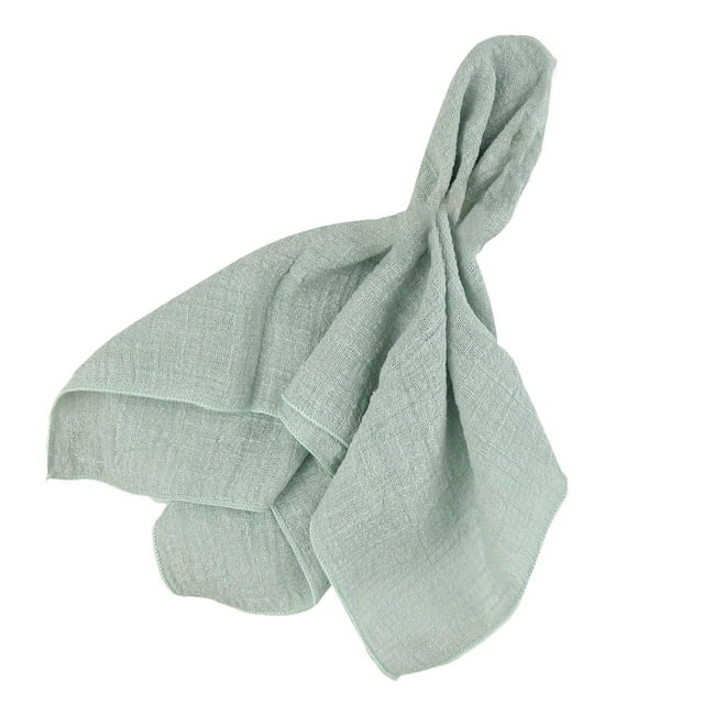 JIEMUCES Boho Gauze Napkins Washable Cotton Gauze Napkins Rustic Style Solid Color Napkins for Baby Shower Wedding Tea Party Decoration