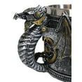 thumbnail image 3 of Silver Surfer Steampunk Cyborg Robotic Dragon Beer Stein Tankard Coffee Cup Mug, 3 of 8