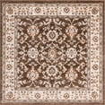 thumbnail image 2 of Rugs.com Charlotte Collection Rug – 5 Ft Square Brown Low-Pile Rug Perfect For Living Rooms, Kitchens, Entryways, 2 of 8