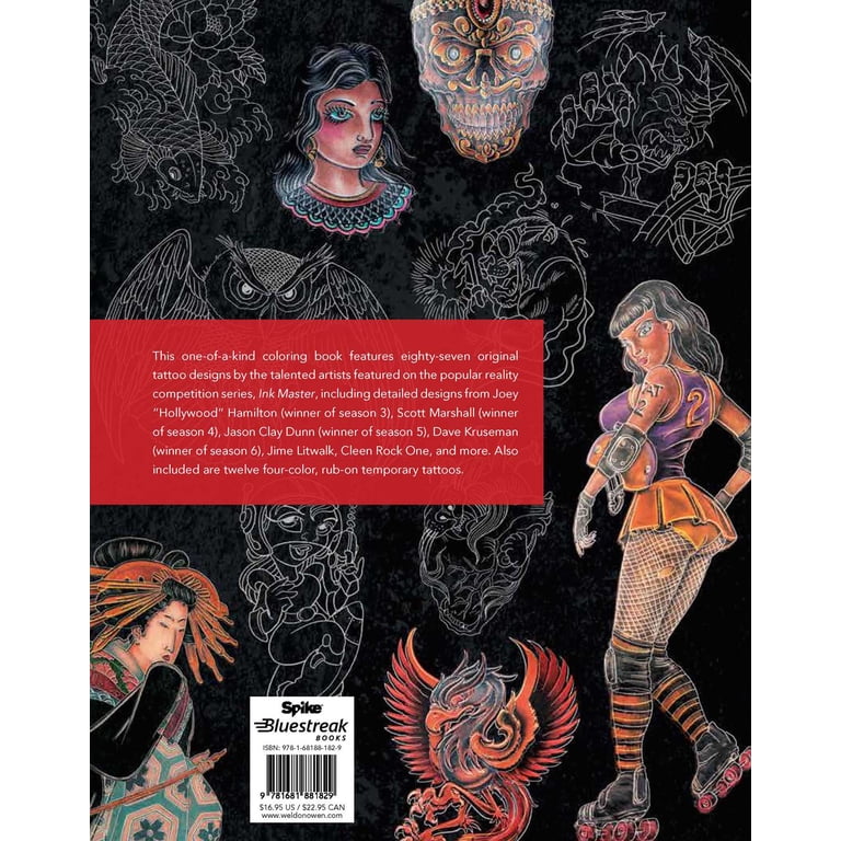 Ink Master Coloring Book (Paperback) - Walmart.com