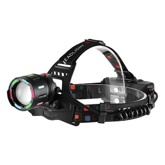 Super Bright 30W LED Headlamp: Rechargeable, 4 Modes, Waterproof & Adjustable! With An Impressive Output Of 1200 Lumens