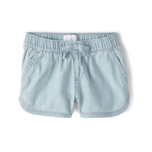 Pantalones cortos The Children's Place Denim Tessa Wash para niñas de 10 años