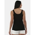 thumbnail image 2 of Time and Tru Women's Rib Tank Top, Sizes XS-XXXL, 2 of 6