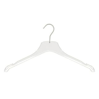 10pcs Acrylic Clear Glitter Hangers Home Heavy Duty Clothes Hanger for  Coats Jeans Trousers Sweater-Red