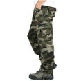thumbnail image 4 of AIEOTT Mens Camo Cargo Pants Big and Tall Military Pants Outdoor Tactical Pants Ripstop Hiking Pants Loose Fit Work Pants, 4 of 4