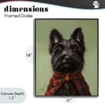 thumbnail image 4 of Stupell Industries Eclectic The Scot Scottish Terrier Black Framed Giclee Art, 11 x 14, by Lucia Heffernan, 4 of 8