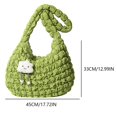 thumbnail image 2 of Bolso Mano Acolchado para Mujer Hombro Citas Niñas Gran Capacidad, 2 of 9