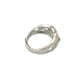 thumbnail image 3 of Anillo Ajustable de Latón Plateado 10mm Zulema, 3 of 5