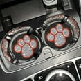 thumbnail image 6 of YUVA Car Cup Mat, PVC+Glass, Black/Blue/Pink/White/Red/Multicolor, Non-Slip, Dog Paw Print, Heat Insulation, Universal, Easy to Clean, 6 of 8