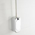 thumbnail image 4 of Yuarrent Cepillo y soporte para limpieza de inodoros Herramienta de limpieza de baño de plástico Portaescobillas para inodoro Mango largo Juegos de accesorios de baño plata Yuarrent HA0701-02B, 4 of 6
